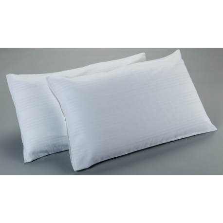 copriguanciali in cotone sanforizzato con cerniera set 2 pezzi