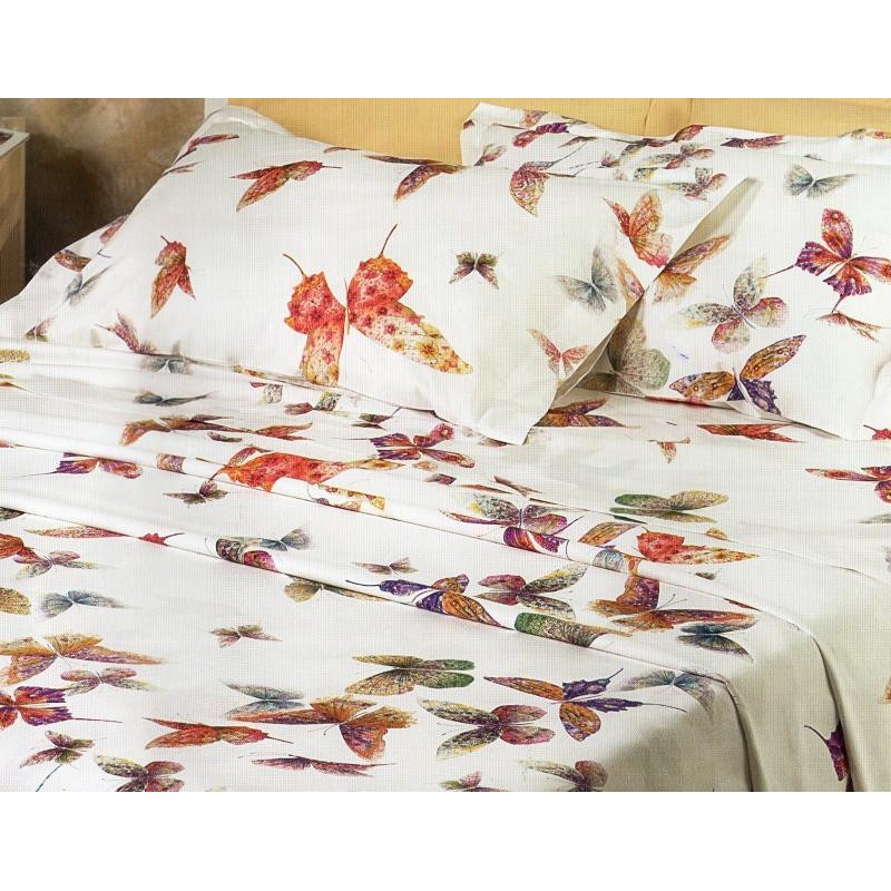 Copriletto matrimoniale Mirabello Butterfly 270x260 cm