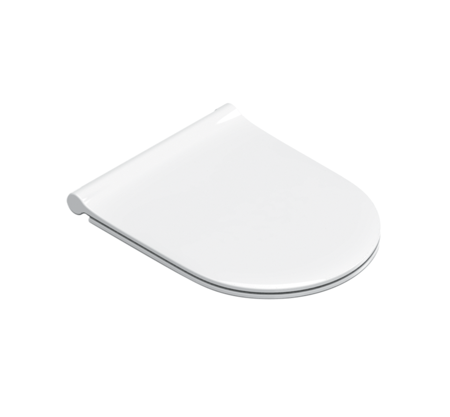 Copriwater Soft-Close Ceramica Catalano "Zero" Bianco Lucido