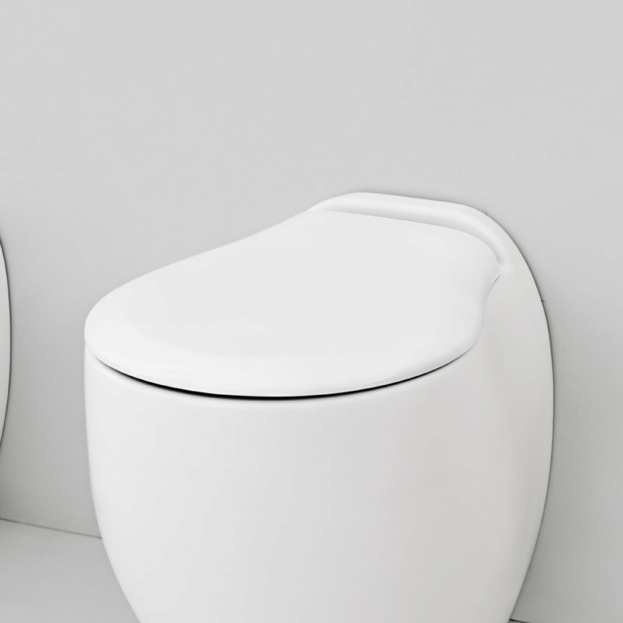 Copriwater Soft-Close The ArtCeram "Blend" Bianco Lucido