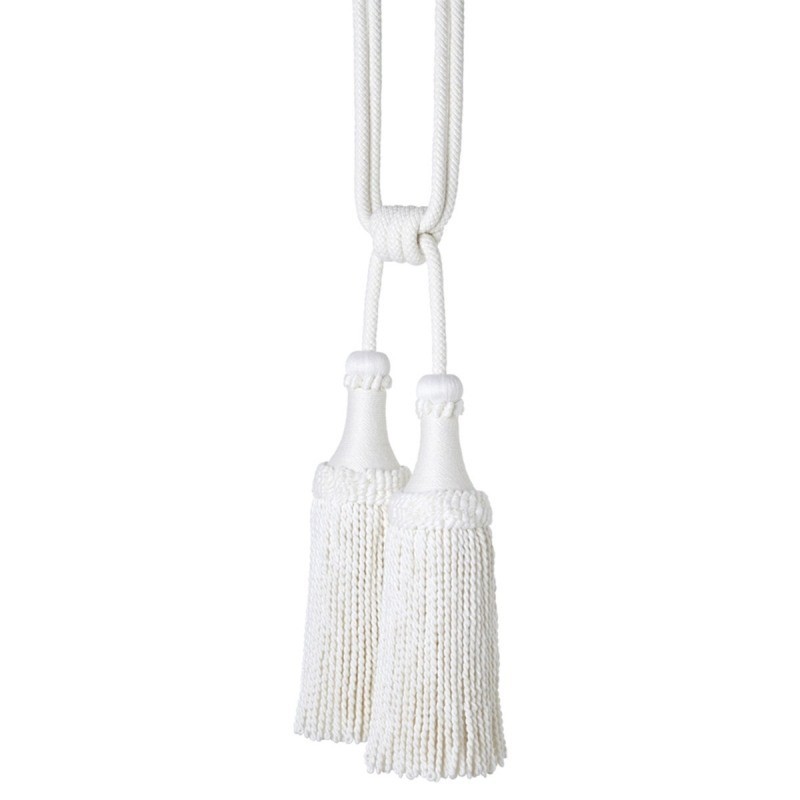 Cordone deux glands Fleurs de lino  Houlès