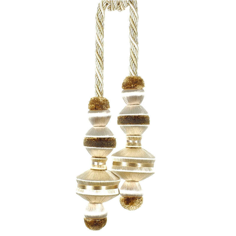 Cordone deux glands perlés Beaugency Houlès