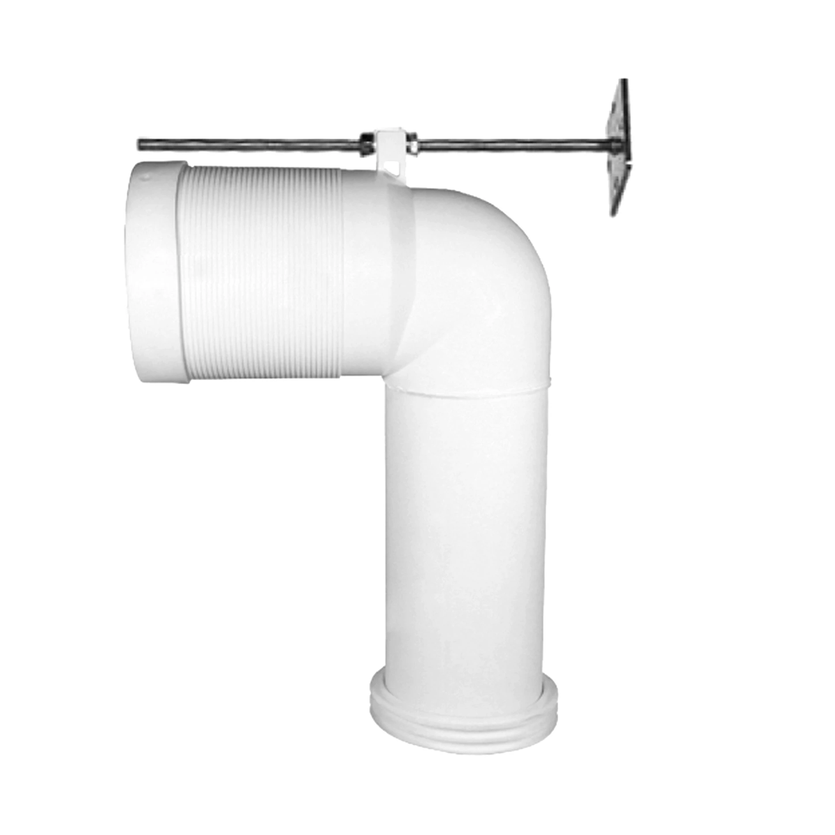 Curva Tecnica per Wc Traslato Con Scarico a Terra 6 a 15 cm