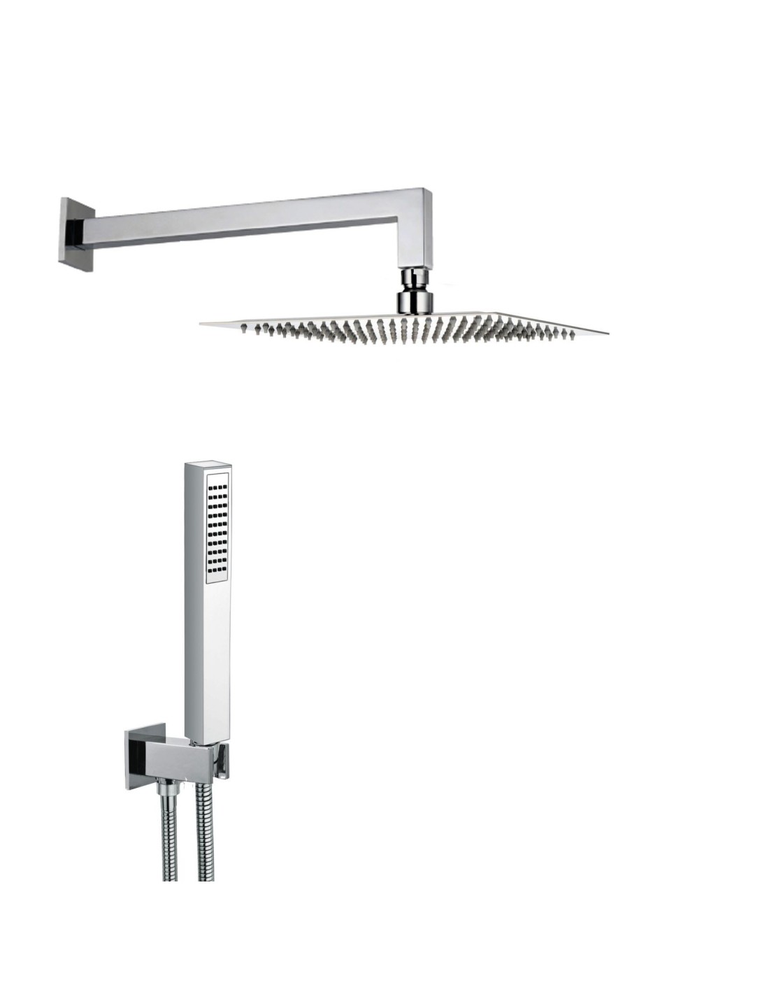 Damast - Set doccia Steel quadro 30X30 13650