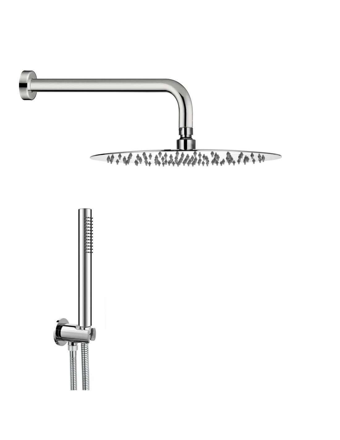 Damast - Set doccia tondo soffione diametro 30 cm