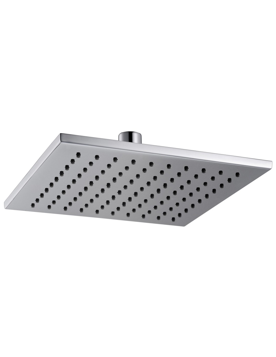 Damast - Soffione 20*20 quadro ottone cromato Saturno