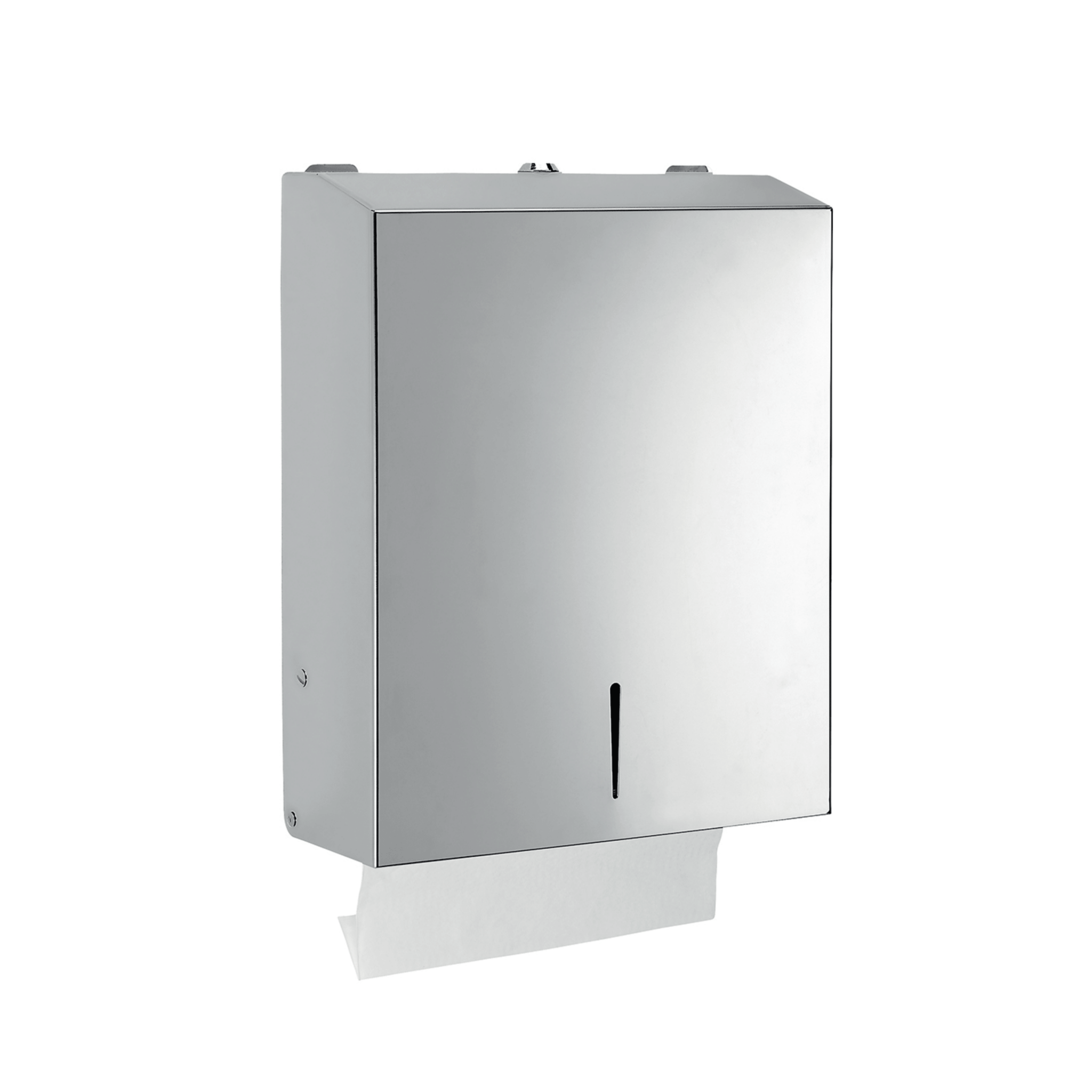 Distributore Di Salviette Di Carta Con Serratura Di Sicurezza Gedy "Elite" Inox Spazzolato