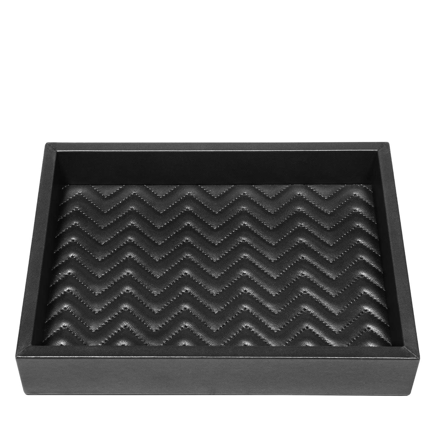 Vassoio portavalori rettangolare a spina di pesce Febe