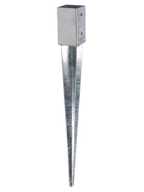 Supporto per pali in legno 9x9 - per lo scavo e l'inserimento nel calcestruzzo