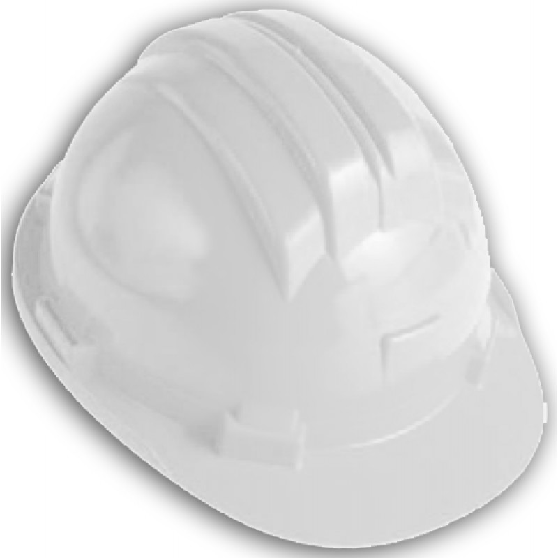 ELMETTO PROTETTIVO IN ABS BIANCO C/SOTTOGOLA