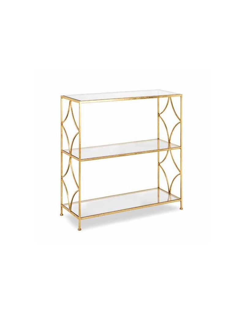 Libreria/Consolle Malibù Jungle colore oro Fade Maison