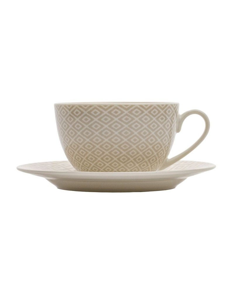 Set the 13 pezzi con piattino Cameo Fade Maison