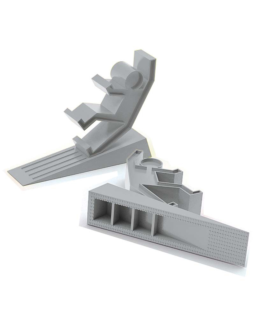 Fermaporta Altman Niko Bianco