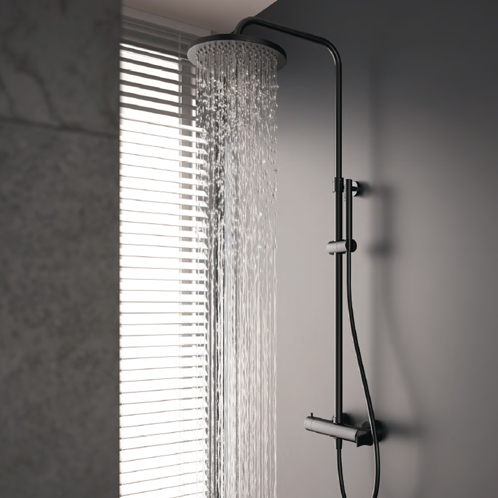 Gruppo doccia con doccetta e soffione anticalcare Treemme Xero