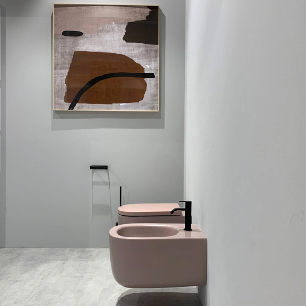 WC sospeso senza brida Ovvio Nic Design