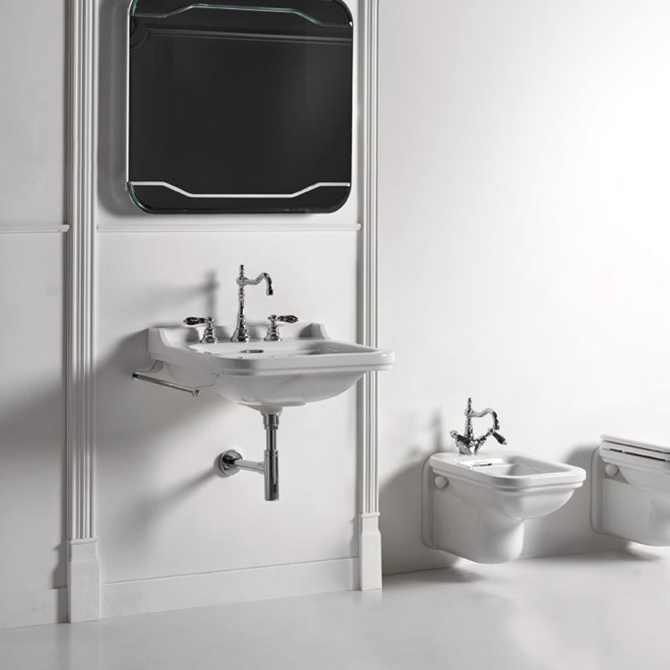 Lavabo sospeso 60x55 cm Waldorf Kerasan