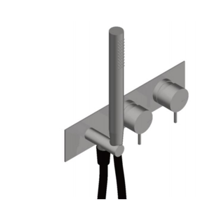 Gruppo doccia doppio Zero Neve Rubinetterie