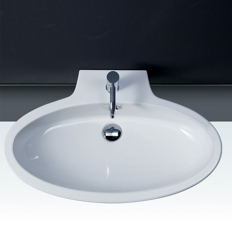 Lavabo ovale 73 Simas LFT Spazio