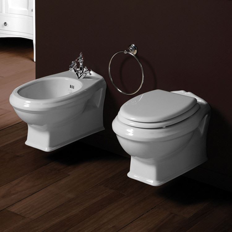 Wc + Bidet sospeso Simas Arcade