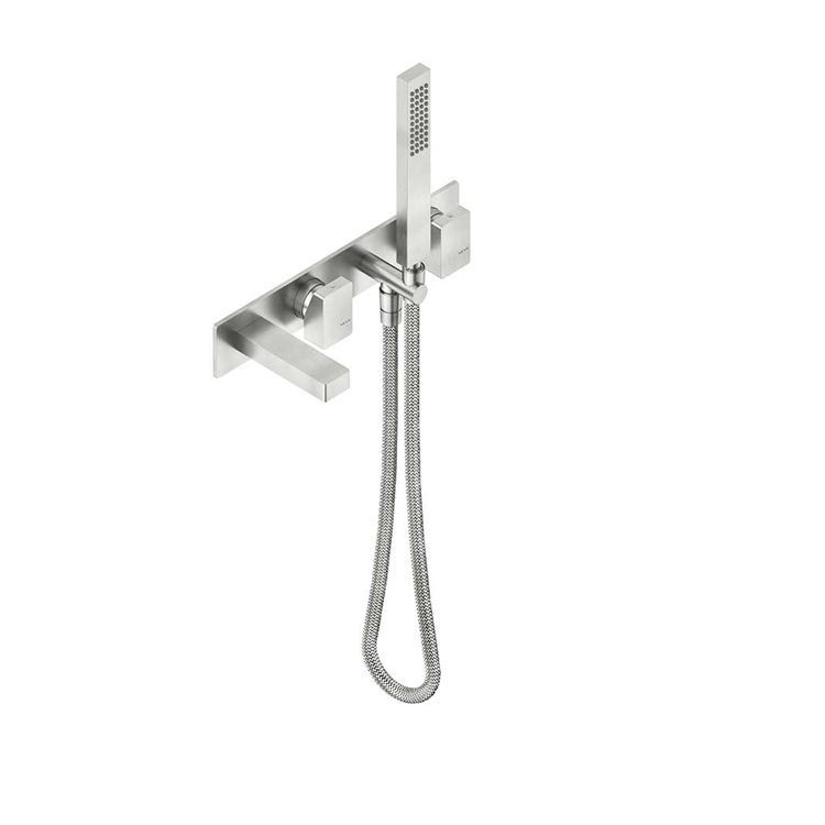 Miscelatore vasca in acciaio Online Neve Rubinetterie