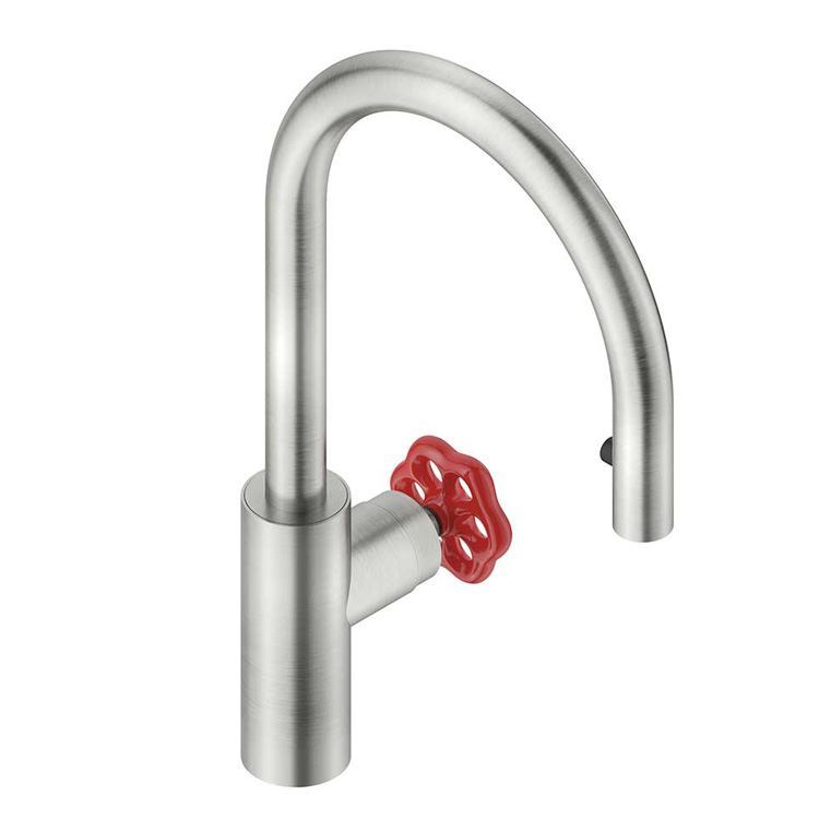 Miscelatore cucina in acciaio Neve Rubinetterie