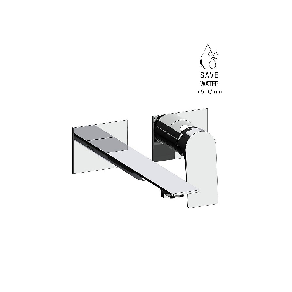 Miscelatore lavabo senza piastra 205 mm Frattini Narciso