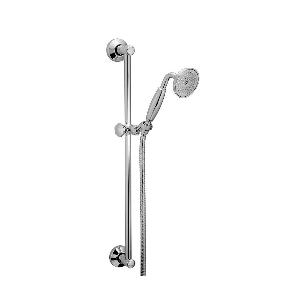 Doccia saliscendi flessibile con doppia aggraffatura 150cm+presa acqua a muro Docce Frattini