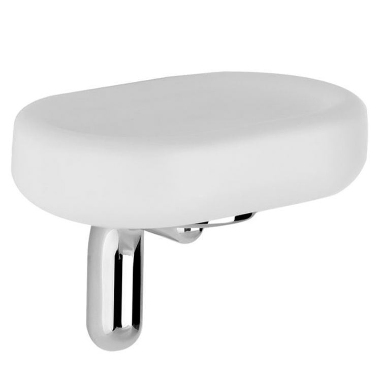 Porta sapone a muro bianco Goccia Gessi