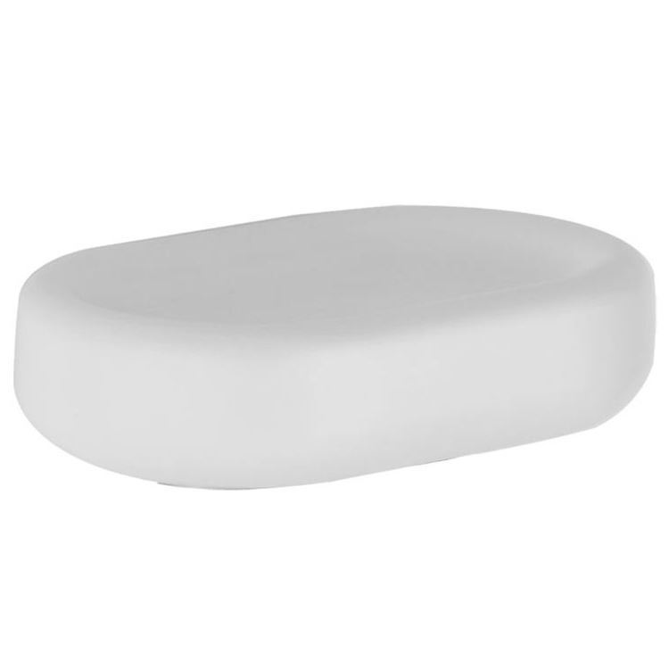 Porta sapone d'appoggio bianco Goccia Gessi
