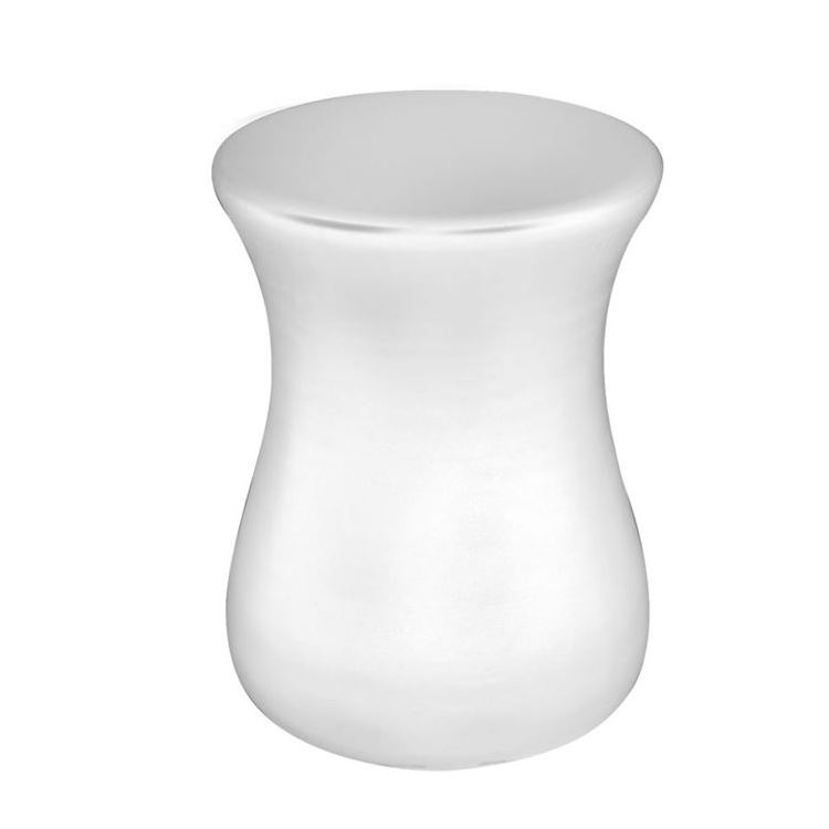 Pouf bianco Goccia Gessi