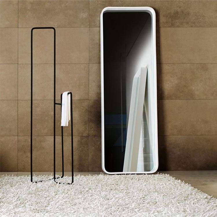 Specchio da pavimento bianco Goccia Gessi