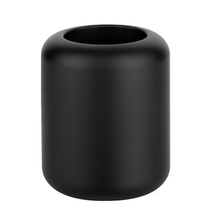 Porta bicchiere d'appoggio nero GRES Goccia Gessi