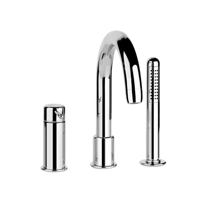 Gruppo bordo vasca tre fori Goccia Gessi