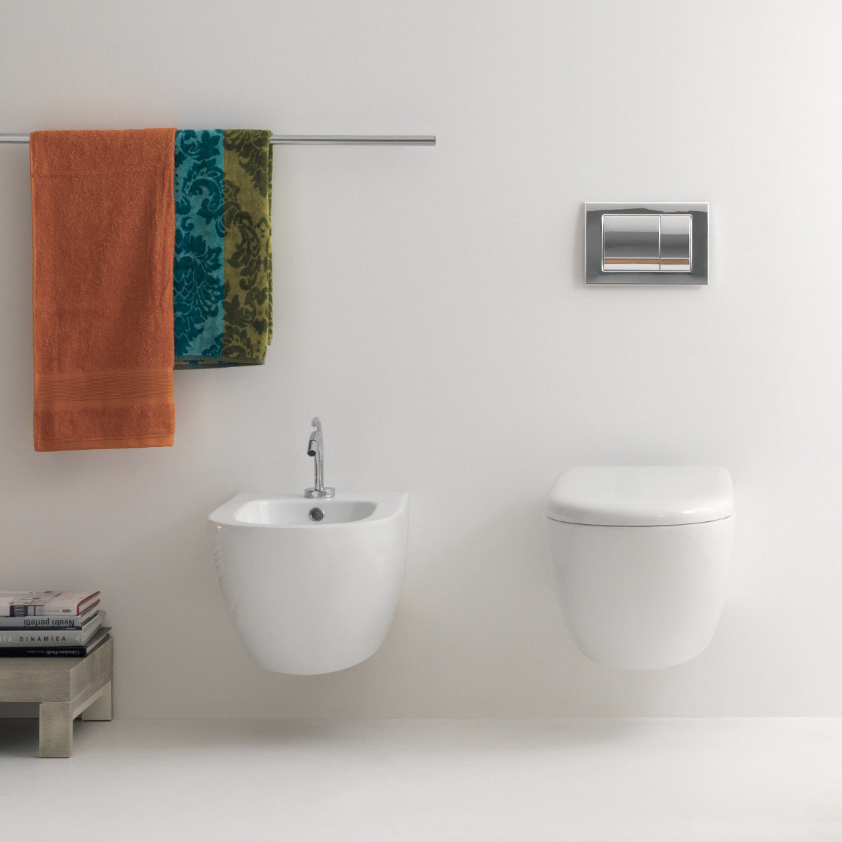 Wc e bidet sospeso Aquatech Kerasan