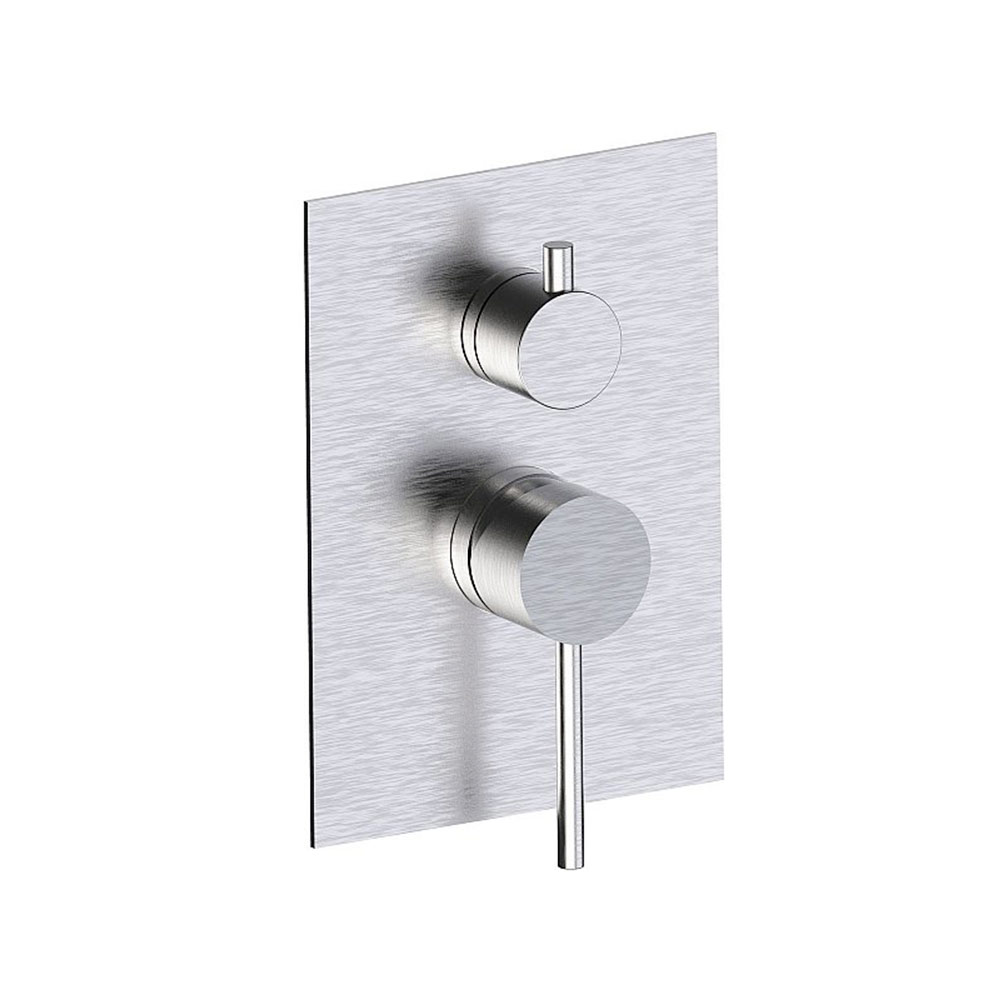 Miscelatore per la doccia a due uscite Pepe XL 316 inox Frattini