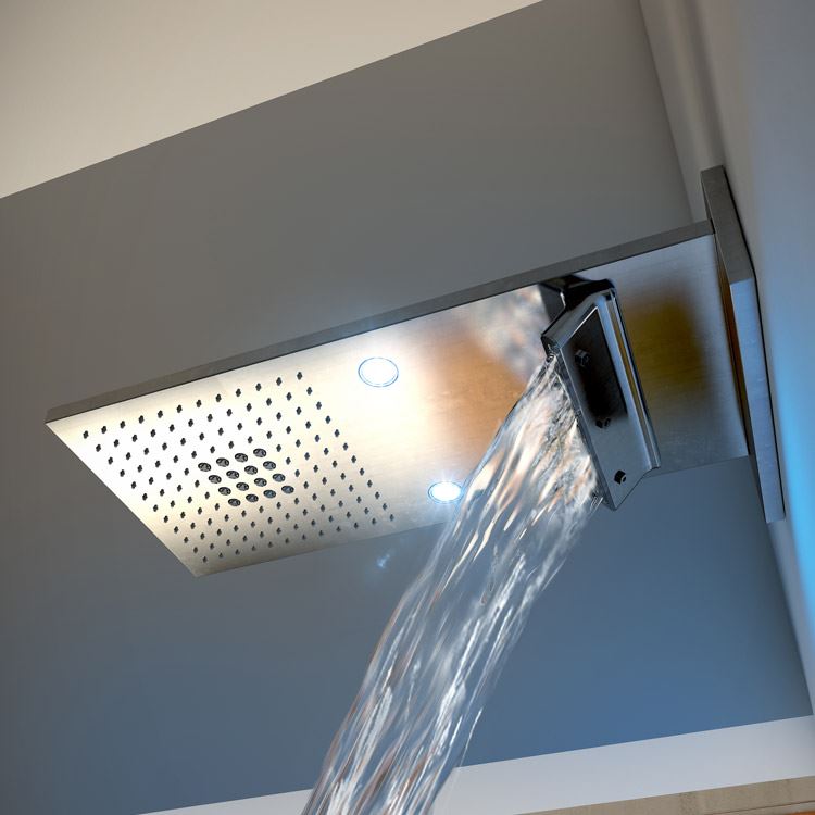 Soffione Doccia con cromoterapia Calflex Yes