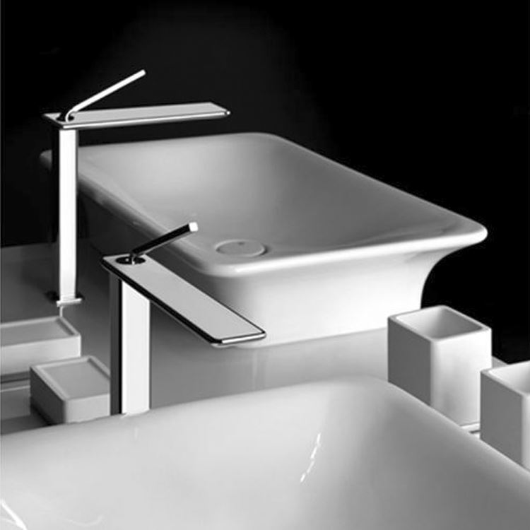 Miscelatore monocomando lavabo alto a cascata Ispa Gessi