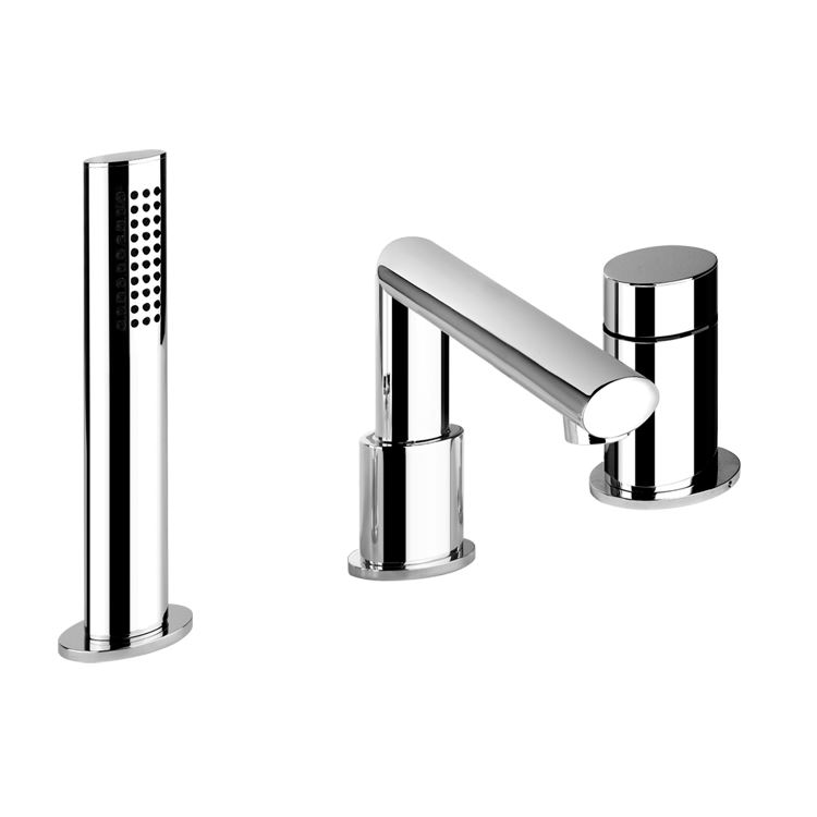 Gruppo Bordo Vasca Tre Fori Ovale Gessi