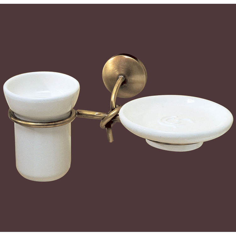 Porta Sapone/Bicchiere Capannoli Retrò