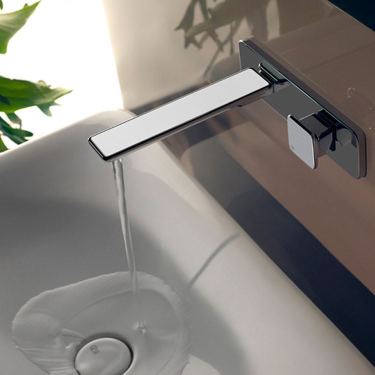 Miscelatore ad incasso con inserto bianco Ispa Gessi