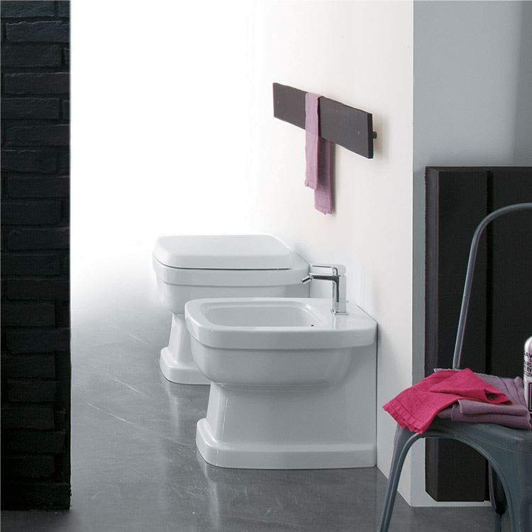 WC e bidet a terra Evolution Simas