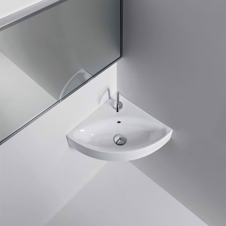 Lavabo ad angolo 45 cm Cento Kerasan