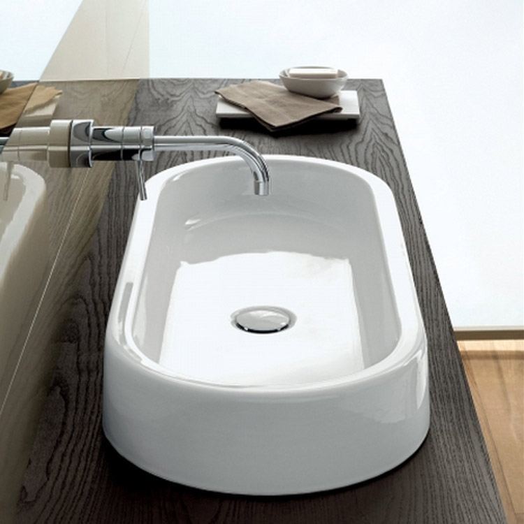 Lavabo da appoggio 80x35 Area Hatria