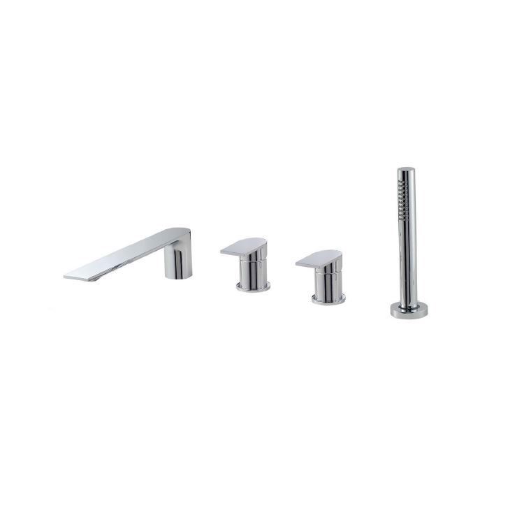 Batteria bordo vasca a 4 fori Ran Treemme