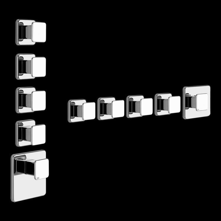 Miscelatore termostatico a 4 vie Gessi Ispa