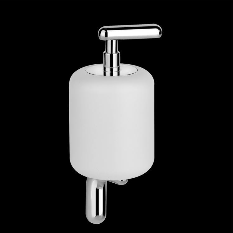 Porta dispenser a muro bianco Goccia Gessi