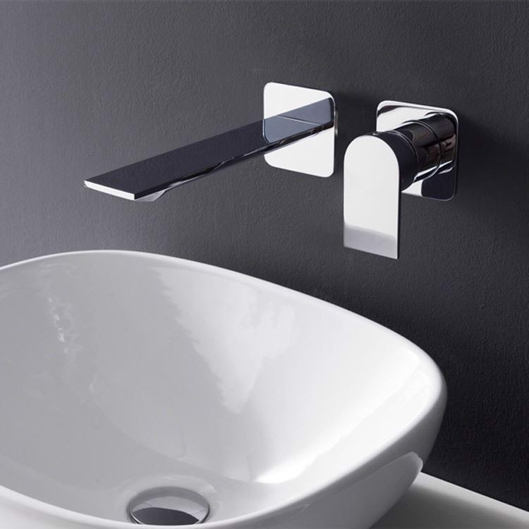 Miscelatore monocomando a muro Ran Treemme