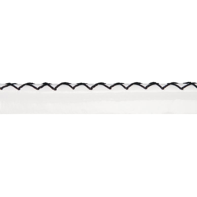 Filetto finta pelle surpiqué en croix laqué 5 mm  Houlès