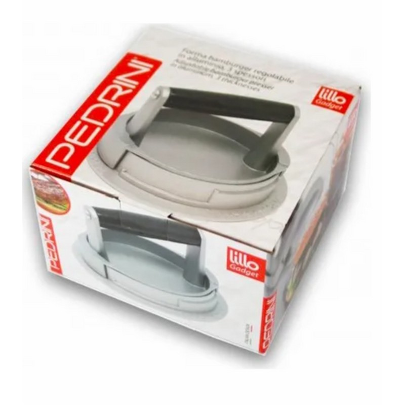 FORMA HAMBURGER REGOLABILE IN ALLUMINIO PEDRINI