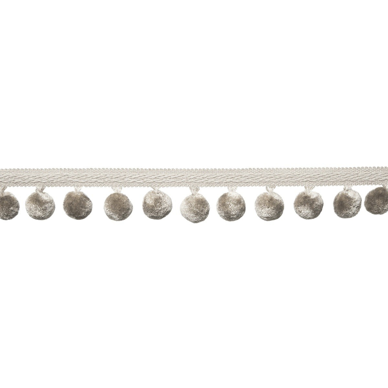 Frange pompons Fleurs de lino  Houlès